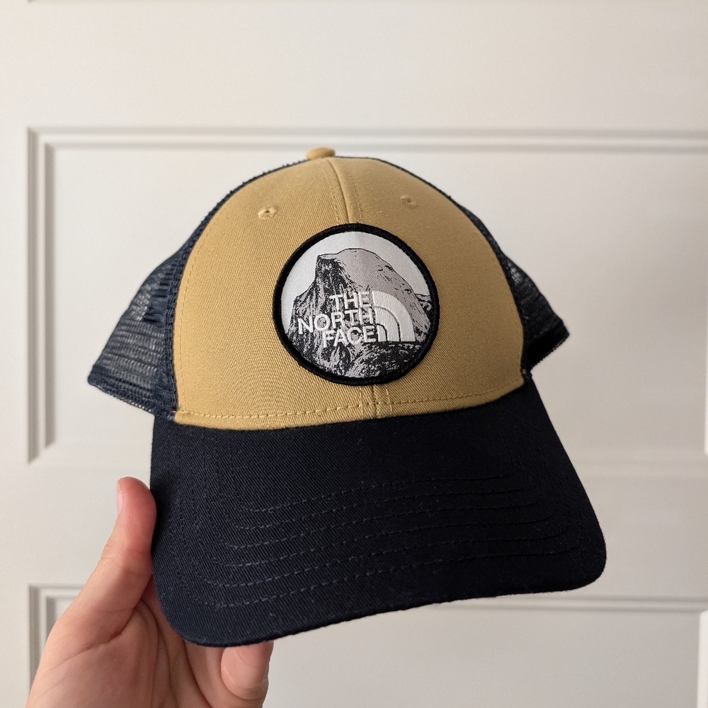 The North Face Yellow And Navy Trucker Hat One Size